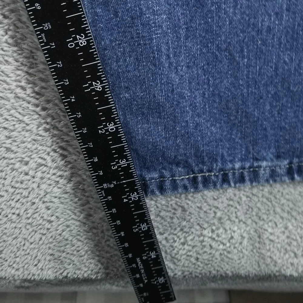 Wrangler Jeans Mens 36x34‎ Blue Relaxed Straight Medium Denim Workwear